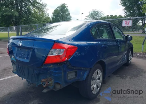 2012 Honda Civic Lx z USA, uszkodzony, nr VIN 19XFB2F5XCE050368